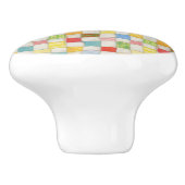 CRAZY QUILT Keramische Pull Knop (Zijkant)