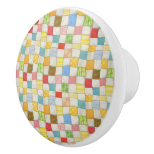 CRAZY QUILT Keramische Pull Knop