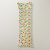 CRAZY QUILT Lichaams Kussen (Voorkant Verticaal)