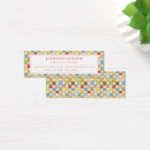 CRAZY QUILT Mini Carte de visite (Bureau)