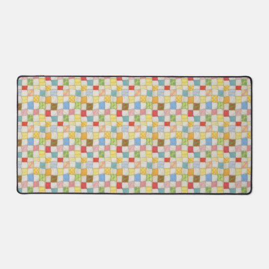 CRAZY QUILT Office Studio Desk Mat (Recto)