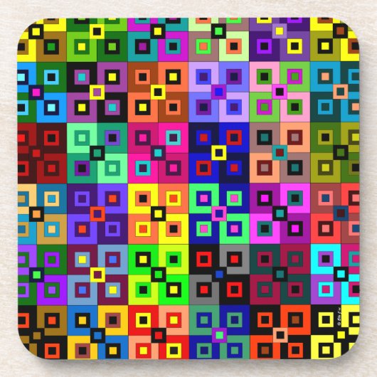 Crazy Quilt Onderzetters (Voorkant)