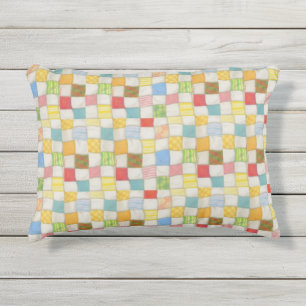 CRAZY QUILT Outdoor Kussen
