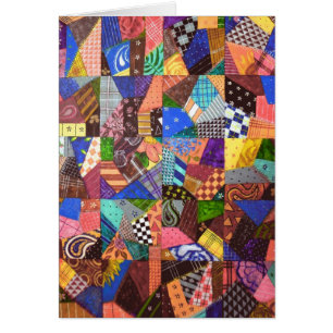 Crazy Quilt Patchwork Quilt Abstract Art Geometric
