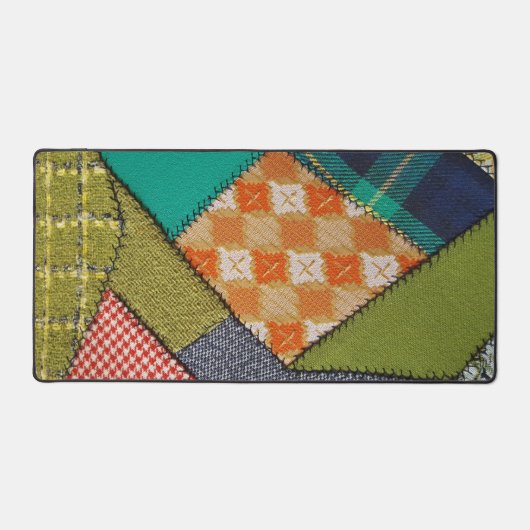 Crazy Quilt Pattern Bureaumat (Voorkant)