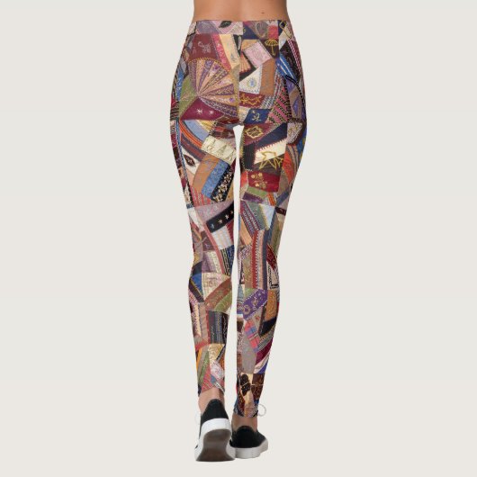 Crazy Quilt Pattern Leggings (Achterkant)