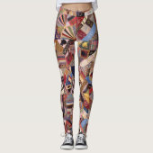 Crazy Quilt Pattern Leggings (Voorkant)