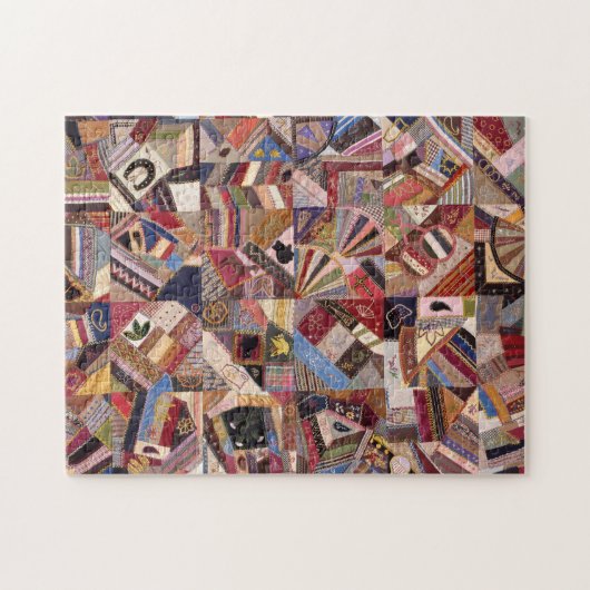 Crazy Quilt Quilting Legpuzzel (Horizontaal)