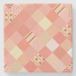 CRAZY QUILT STENEN ONDERZETTER
