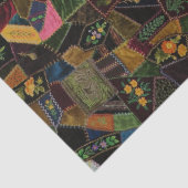 Crazy Quilt Tissuepapier (Detail)