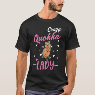 Crazy Quokka Lady Quokka Girl T-shirt