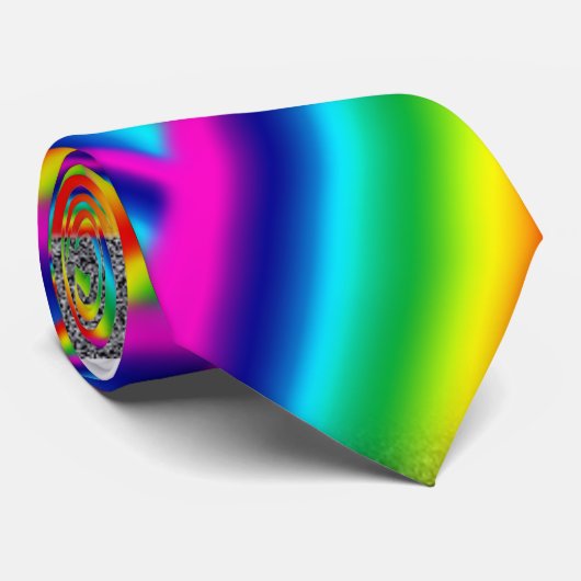 Crazy rainbow Stropdas (Opgerold)