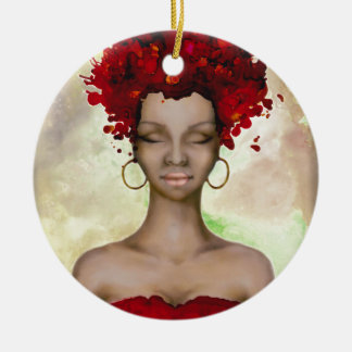 Crazy Red Hair Morning Keramisch Ornament