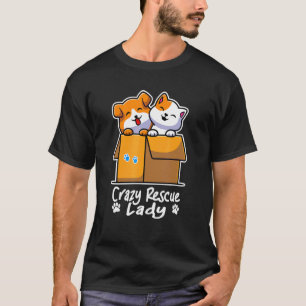 Crazy Rescue Lady Dier Vrouwen T-shirt