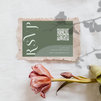 Crazy Right Now QR code cartes RSVP
