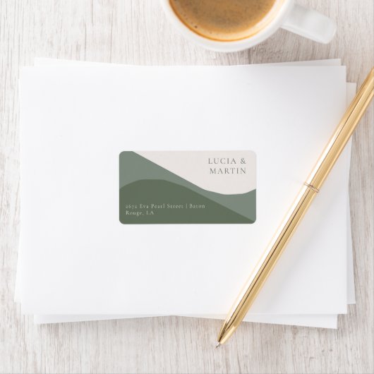 Crazy Right Now Wedding Address Etiket (Insitu)