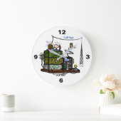 Crazy Rigs Wall Clock met Call Sign Grote Klok (Huis)