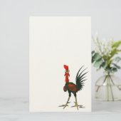 Crazy Rooster Briefpapier (Staand voorkant)