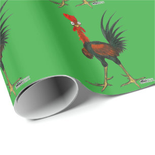Crazy Rooster Cadeaupapier