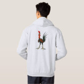 Crazy Rooster Hoodie (Achterkant volledig)