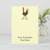 Crazy Rooster Kaart (Staand voorkant)
