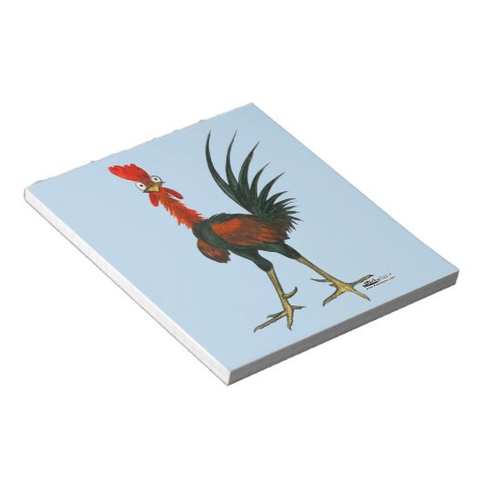 Crazy Rooster Notitieblok (Schuin)