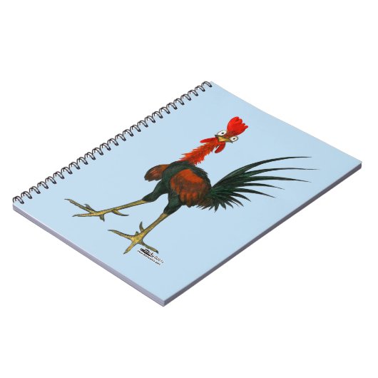 Crazy Rooster Notitieboek (Linkerzijde)