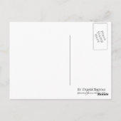 Crazy Rooster ontmoet Crazy Horse Briefkaart (Achterkant)