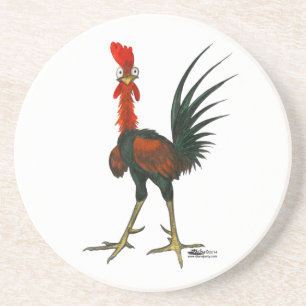 Crazy Rooster Zandsteen Onderzetter
