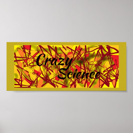 Crazy Science reference to TV show Orphan Black ab Poster (Voorkant)