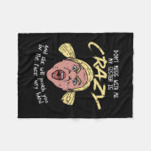 Crazy Sister Fleece Deken (Voorkant (Horizontaal))