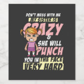 Crazy Sister Wijn Etiket (Enkel label)