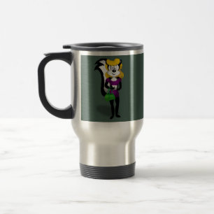 Crazy Skunk Travel Mug Reisbeker