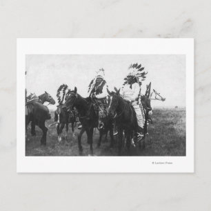 Crazy Snake Assemblage van zijn aankomst Briefkaart