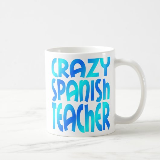 Crazy Spain Teacher Koffiemok (Rechts)