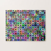 Crazy Squares iPad 3 Skin Legpuzzel (Horizontaal)