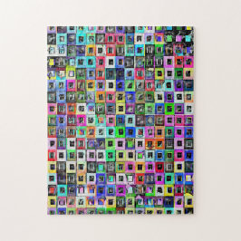 Crazy Squares iPad 3 Skin Legpuzzel