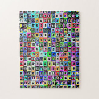 Crazy Squares iPad 3 Skin Legpuzzel