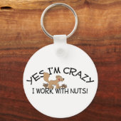 Crazy Squirrel Sleutelhanger (Voorkant)