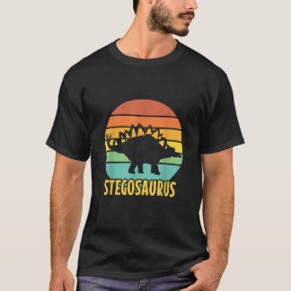 Crazy Stegosaurus Dinosaurs Gift voor Park Jurassi T-shirt