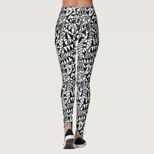 Crazy Structure Pattern 060423 Leggings (Achterkant)