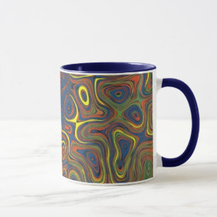Crazy Swirls Coffee mok, Abstract design Mok