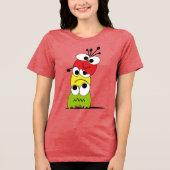 Crazy Tierchen Tri-Blend Shirt (Voorkant)