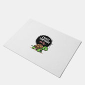 Crazy Tortoise Lady Tortoises Mom Women Turtle (2) Deurmat (Schuin)