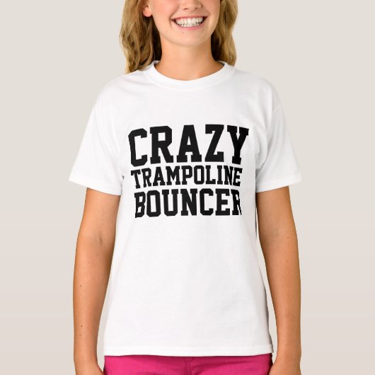CRAZY TRAMPOLINE BOUNCER Kinder T-shirts Sweatshir (Voorkant)
