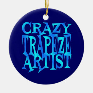 Crazy Trapeze Artiest Keramisch Ornament