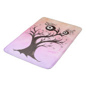 Crazy Tree Creatink Art Pink Fantasy Badmat (Gekanteld)