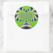 Crazy Tree Ronde Sticker (Tas)