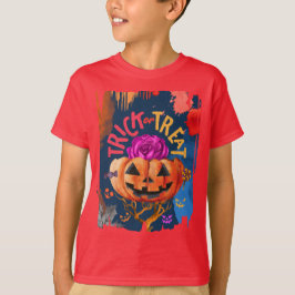 Crazy trick or treat t-shirt
