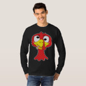 Crazy Trippy Thanksgiving Turkey Head T-shirt (Voorkant volledig)